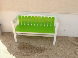 Modification banc de jardin  