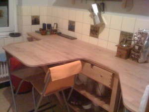 Modifications table de cuisine  